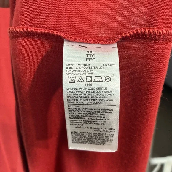 OLD NAVY Rust Mock Neck Sleeveless Shift Dress - Picture 6 of 7